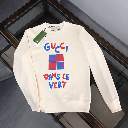 グッチ スウェットTシャツ   スーパーコピー  GUCCI カラフルな文字 プリントフーディー