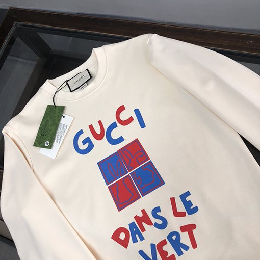 グッチ スウェットTシャツ   スーパーコピー  GUCCI カラフルな文字 プリントフーディー