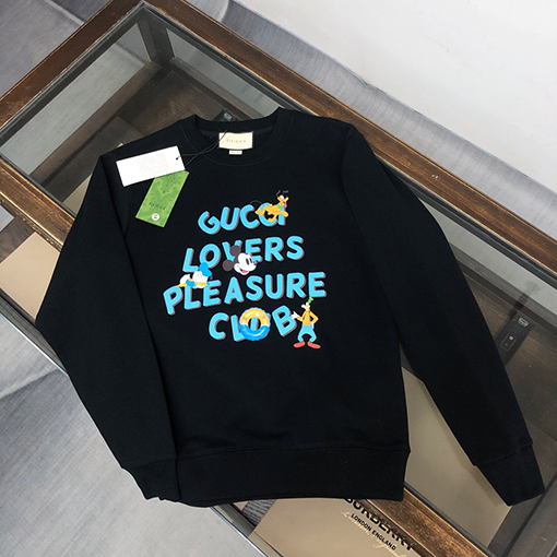 グッチ スウェットTシャツ コピー GUCCIレター プリントフーディー、自由な組み合わせでカッコ良さ満点