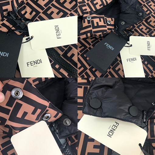 フェンディ 両面  ダウンジャケットスーパーコピー FENDI 一面はクラシックなダブルFロゴプリントで個性美を際立たせる