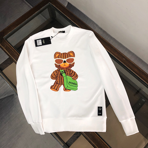 フェンディスウェットTシャツ コピー   FENDIラウンドネックスウェット
