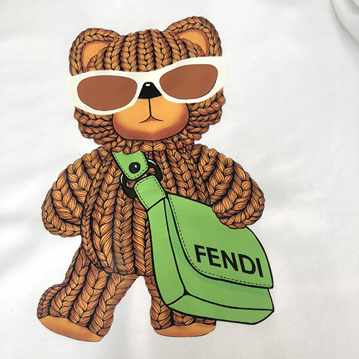 フェンディスウェットTシャツ コピー   FENDIラウンドネックスウェット