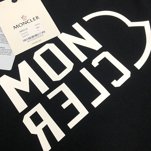 モンクレール スウェット長袖 Tシャツ ト MONCLER 魅力的なファッション プリント柄のラウンドネックスウェットTシャツ