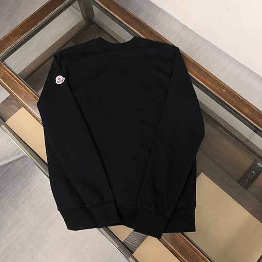 モンクレール スウェット長袖 Tシャツ ト MONCLER 魅力的なファッション プリント柄のラウンドネックスウェットTシャツ