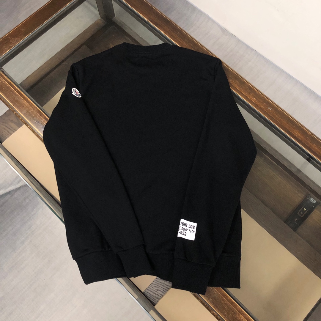 モンクレール スウェット長袖 Tシャツ ト MONCLER トレンディなラウンドネックプリントスウェットTシャツ