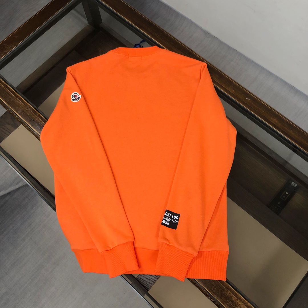 モンクレール スウェット長袖 Tシャツ ト MONCLER トレンディなラウンドネックプリントスウェットTシャツ