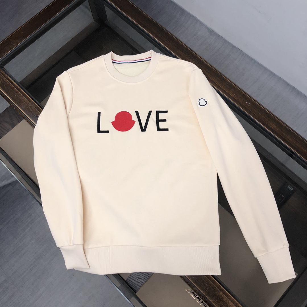 モンクレール スウェット Tシャツ ト コピーMONCLER 個性的なデザインのプリント入り丸首スウェット