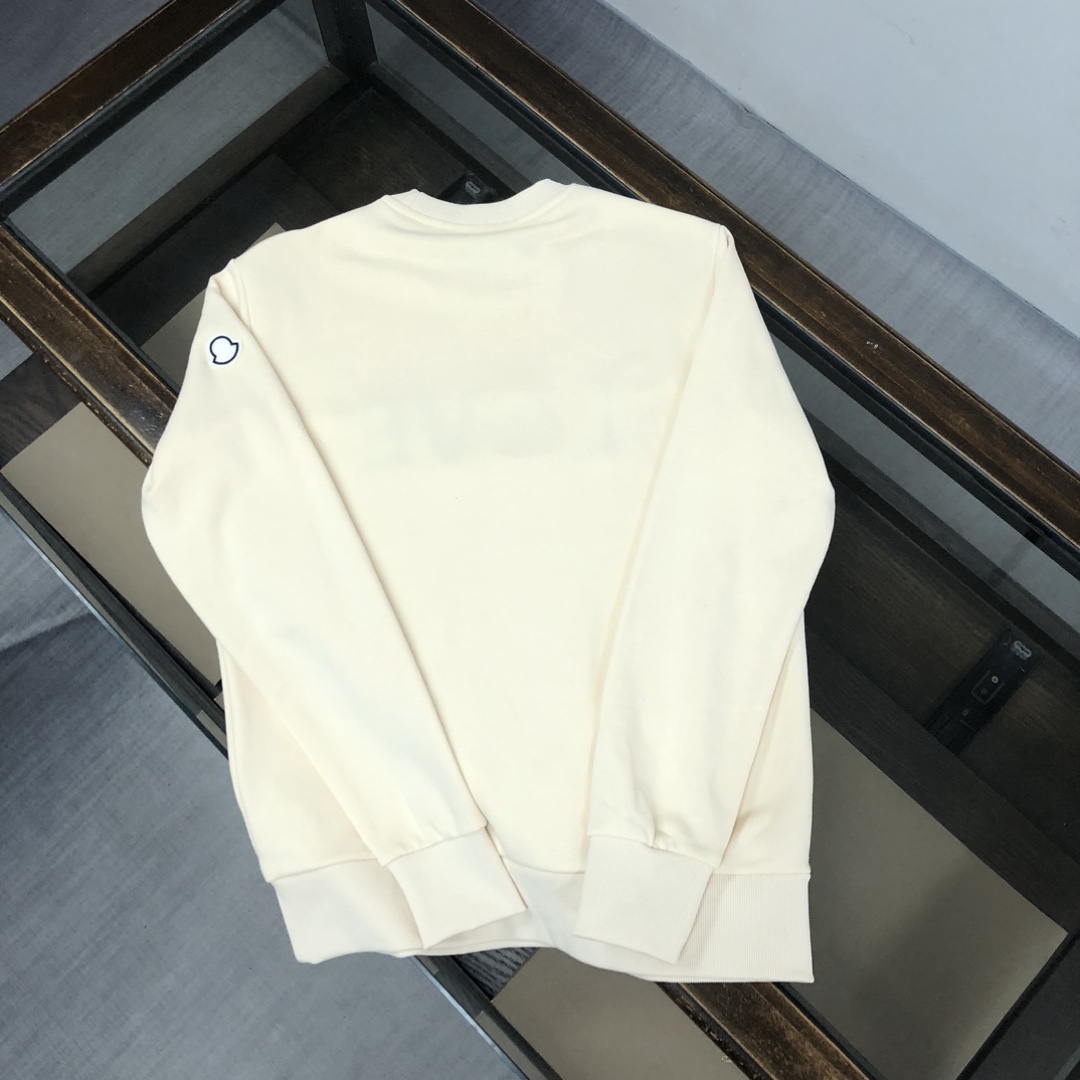 モンクレール スウェット Tシャツ ト コピーMONCLER 個性的なデザインのプリント入り丸首スウェット