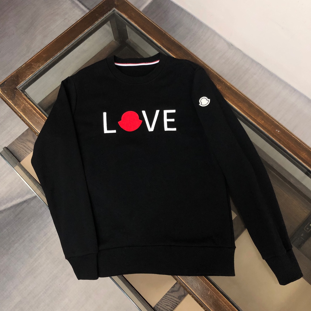 モンクレール スウェット Tシャツ ト コピーMONCLER 個性的なデザインのプリント入り丸首スウェット