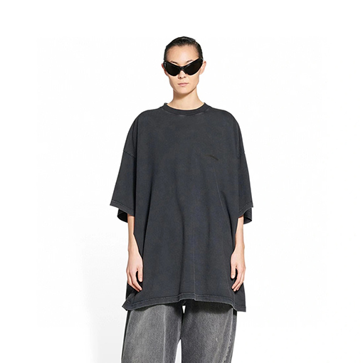 バレンシアガ 半袖Tシャツ スーパーコピー BALENCIAGA ウォッシュアウトレタリング1917フェードショートスリーブ