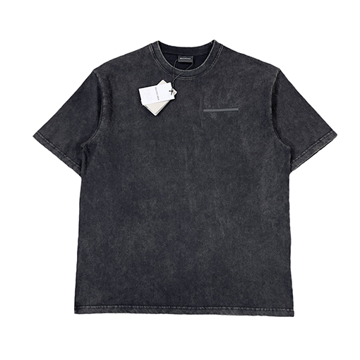 バレンシアガ 半袖Tシャツ スーパーコピー BALENCIAGA ウォッシュアウトレタリング1917フェードショートスリーブ