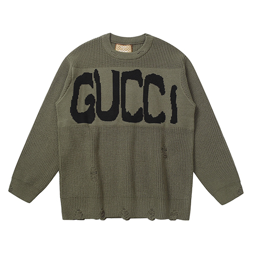 バレンシアガ x グッチ コラボレーションニット セーター