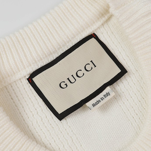 グッチニット セーター スーパーコピー GUCCI ロゴ入りポケット付きニットセーター