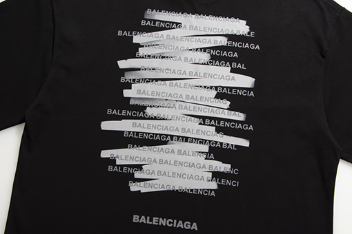 バレンシアガ 長袖 Tシャツ スーパーコピー BALENCIAGAプリント長袖Tシャツ、男女兼用