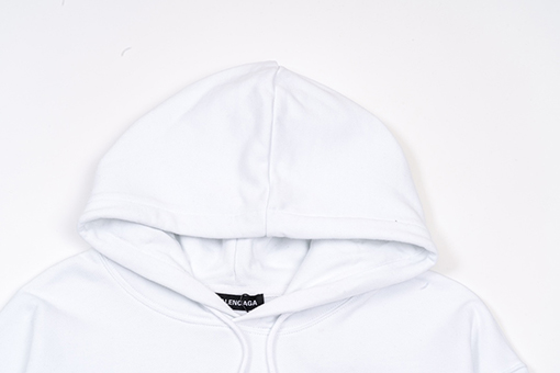 バレンシアガ パーカースーパーコピー BALENCIAGA プリントロゴ ポケット パーカー