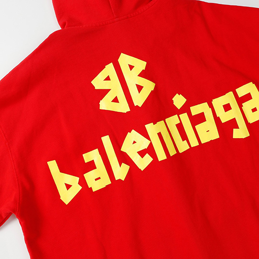 バレンシアガ   アウター Balenciaga 23SS TAPE TYPEヘビーデューティーデニム ウォッシュアウト レトロなデストロイドデザイン
