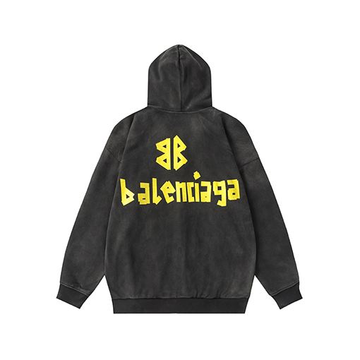 バレンシアガ   アウター Balenciaga 23SS TAPE TYPEヘビーデューティーデニム ウォッシュアウト レトロなデストロイドデザイン