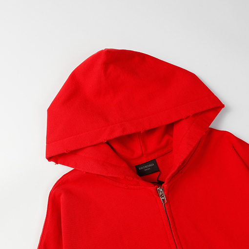 バレンシアガ   アウター Balenciaga 23SS TAPE TYPEヘビーデューティーデニム ウォッシュアウト レトロなデストロイドデザイン
