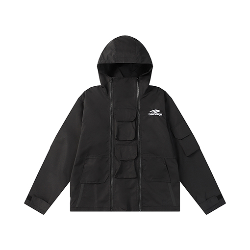 バレンシアガ アウター スーパーコピー  BALENCIAGA ブラックカラーのジャケット