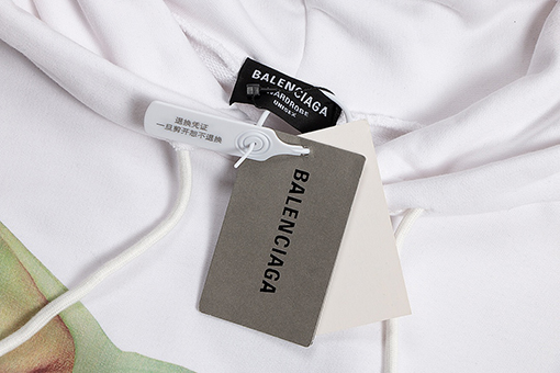バレンシアガ  パーカー スーパーコピー BALENCIAGA  エイリアンのヨーダプリント連帽パーカー、克重520g、快適で厚みのある質感