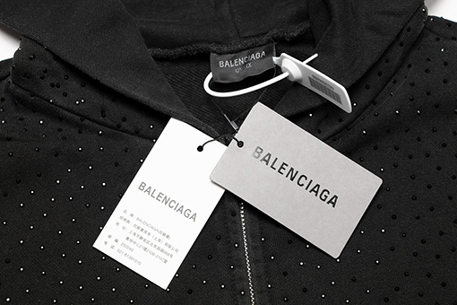 バレンシアガ アウター スーパーコピー BALENCIAGA スターリットナイトウォッシュアウトアンティークスタージップアップジャケット