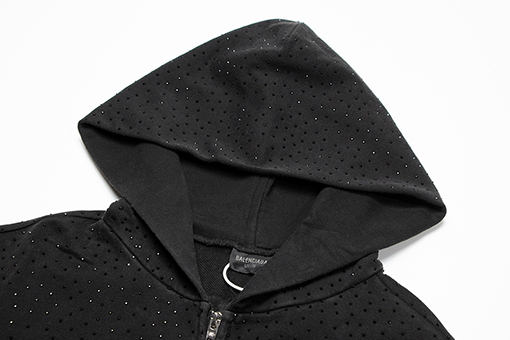 バレンシアガ アウター スーパーコピー BALENCIAGA スターリットナイトウォッシュアウトアンティークスタージップアップジャケット