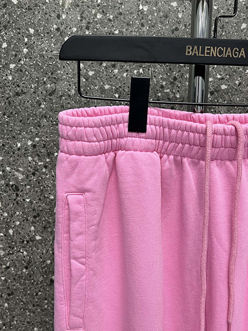 バレンシアガ   スウェットパンツ コピー BALENCIAGA   炎のグラフィティロゴレギンス、2色のウォータープリントロゴ