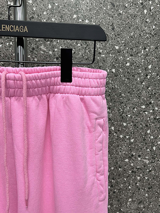 バレンシアガ   スウェットパンツ コピー BALENCIAGA   炎のグラフィティロゴレギンス、2色のウォータープリントロゴ