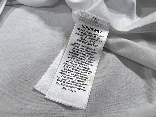 バーバリー 半袖Tシャツスーパーコピー  BURBERRY 胸元ロゴ刺繍ショートスリーブ