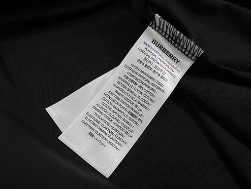 バーバリー 半袖Tシャツスーパーコピー  BURBERRY 胸元ロゴ刺繍ショートスリーブ