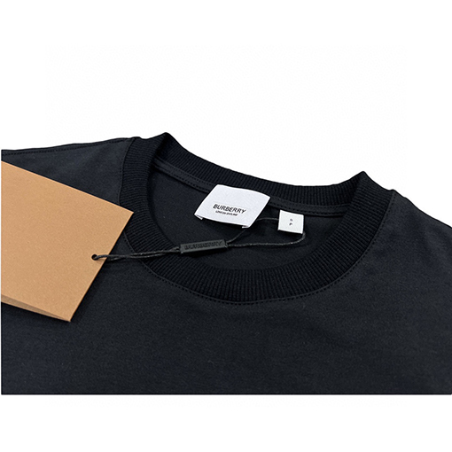 バーバリー 半袖Tシャツスーパーコピー  BURBERRY 胸元ロゴ刺繍ショートスリーブ