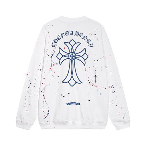 クロムハーツ スウェットTシャツ スーパーコピー    CHROME HEART柔らかな純綿420g素材、ゆったりとしたOSオーバーサイズ