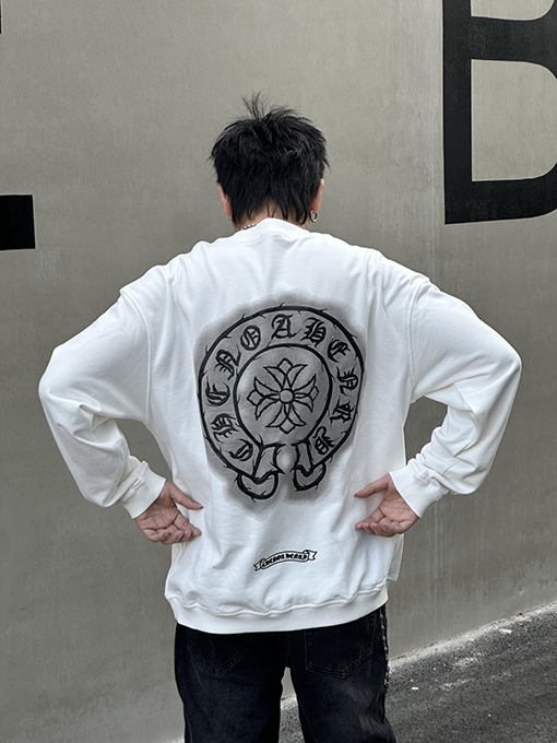 クロムハーツ スウェットTシャツ コピー    CHROME HEART スウェット長袖 Tシャツ トップス