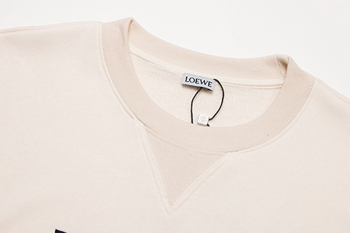ロエベ スウェットTシャツスーパーコピー LOEWE レターロゴ刺繍 ゆったりしたシルエット