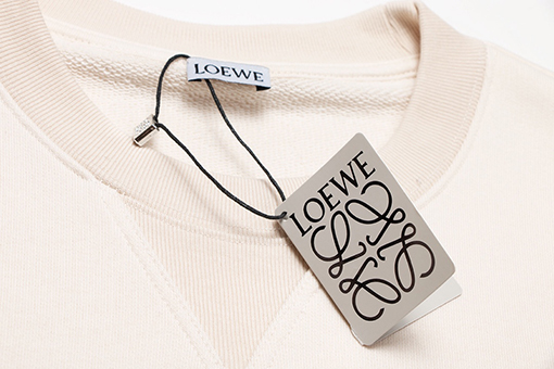 ロエベ スウェットTシャツスーパーコピー LOEWE レターロゴ刺繍 ゆったりしたシルエット