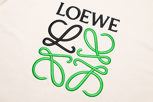 ロエベ スウェットTシャツスーパーコピー LOEWE レターロゴ刺繍 ゆったりしたシルエット