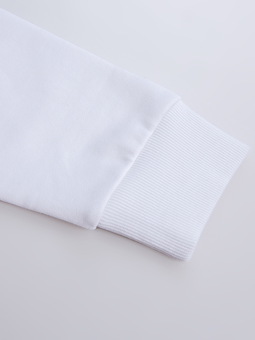 ロエベ スウェットTシャツ コピー ロゴ刺繍の大きなポケット付きソリッドカラーラウンドネックスウェットシャツ