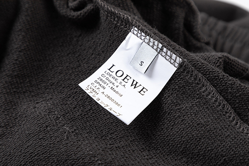 ロエベ ウェットパンツ  LOEWE コピー   後ろポケットのなロゴ刺繍コットンカジュアルロングパンツ