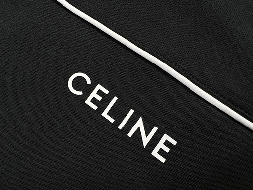 セリーヌ ジャケットアウターコピー CELINE ジップアップロゴ入りカジュアルジャケット
