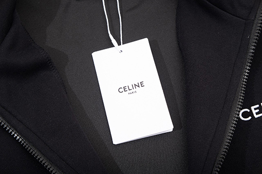セリーヌ ジャケット アウターコピー  CELINE刺繍入りジップアップジャケット