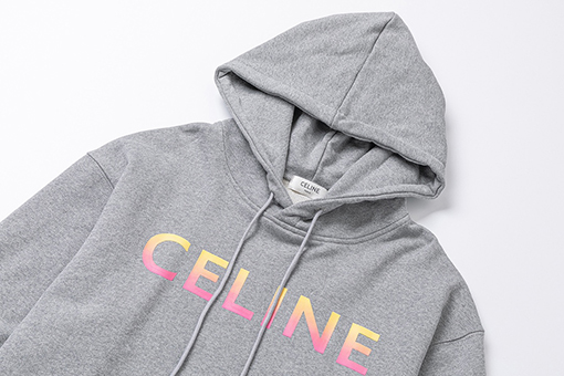 セリーヌ パーカー スーパーコピー CELINE 460gダブルフェイスルーズフィットヨーロッパスタイルパーカー