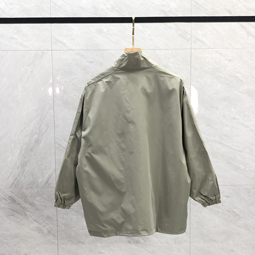 バレンシアガ アウター BALENCIAGA コピー パッチワーク スプライスとスタンドカラーのフルジップジャケット アウター