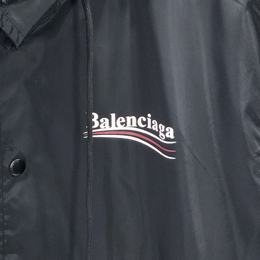 バレンシアガ ジャケット BALENCIAGA シングルボタンウィンドブレーカージャケット