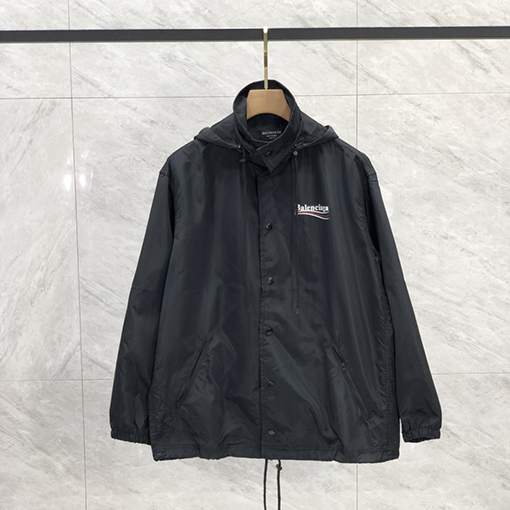 バレンシアガ ジャケット BALENCIAGA シングルボタンウィンドブレーカージャケット