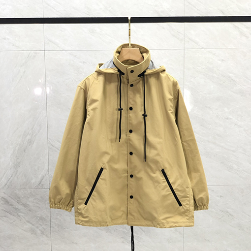 バレンシアガ  ジャケット アウター  BALENCIAGA   バックにロゴプリントのシングルボタンジャケット
