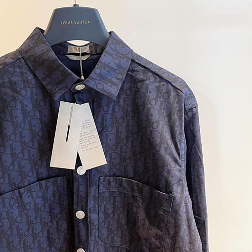 ディオール シャツ コピー DIOR 暗紋柄フルプリントのエンボスシャツジャケット