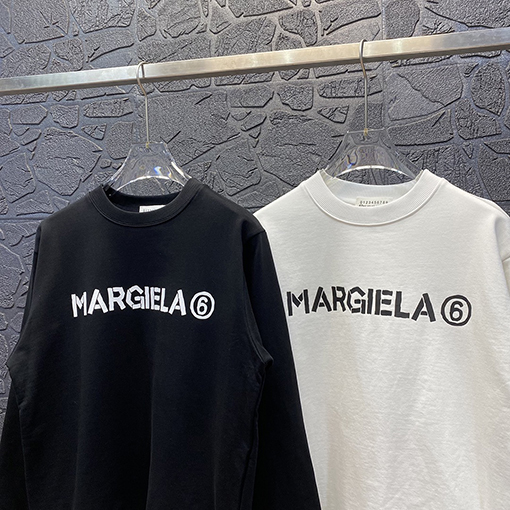 マルタンマルジェラ スウェットTシャツ スーパーコピー Maison Margielaプリント MM6のユニセックスなシンプルな高級感