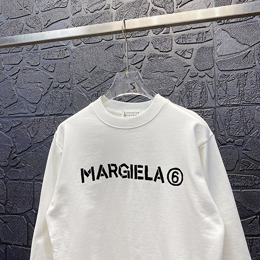 マルタンマルジェラ スウェットTシャツ スーパーコピー Maison Margielaプリント MM6のユニセックスなシンプルな高級感