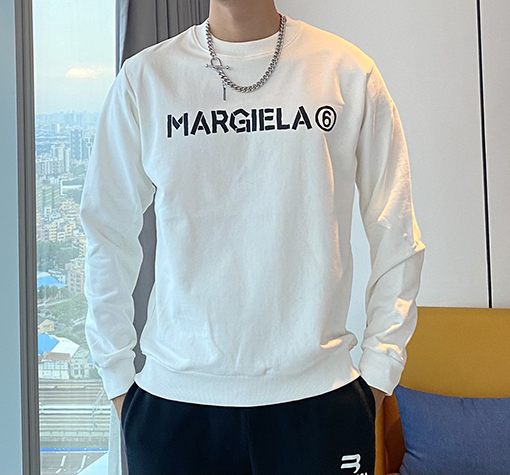 マルタンマルジェラ スウェットTシャツ スーパーコピー Maison Margielaプリント MM6のユニセックスなシンプルな高級感