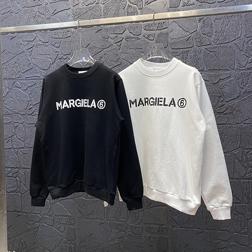 マルタンマルジェラ スウェットTシャツ スーパーコピー Maison Margielaプリント MM6のユニセックスなシンプルな高級感